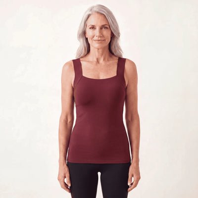 Sculpt Tank Rouge vin
