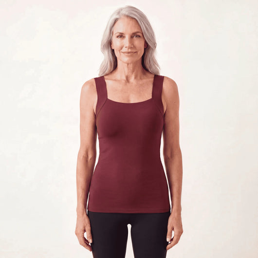 Sculpt Tank Rouge vin